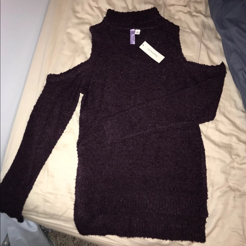 Cold Shoulder Sweater NWT